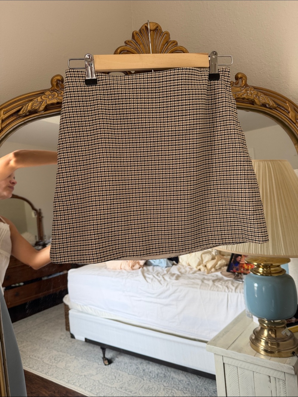 Classic Houndstooth Mini Skirt H&M size 2